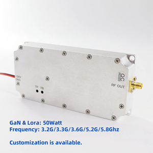 Hiệu quả cao 50 Wát gan + Lora <span class=keywords><strong>Module</strong></span> không dây 1.5GHz (1560-1620MHz) cho chống Drone countermeasure - Product Image 5
