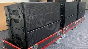 Haut-parleur DJ actif professionnel de haute qualité alimenté par audio extérieur Line Array 1200W système de son en bois pour les concerts - Product Image 3