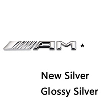 Emblème de coffre arrière de voiture avec lettres AMG pour Mercedes Benz W124 W204 W201 W205 W204 W203 W212 W211, logo, insigne, étiquette, autocollant