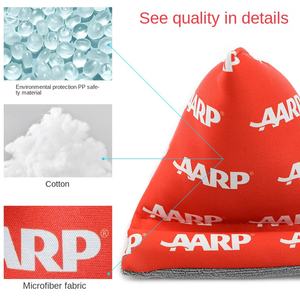 Support <span class=keywords><strong>de</strong></span> téléphone portable triangulaire moderne en tissu microfibre, personnalisable, motif dessin animé, support plat, cadeau publicitaire - Product Image 3