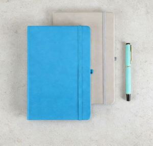 A5 Customized Pocket Notepad PU Leather Diary Note Book Custom Elastic Band Hardcover <b>Planner</b> Journal Notebook - Product Image 1