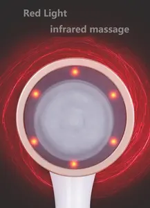 Luyao 655a massageador sem fio, vibração recarregável de mão para uso doméstico, massageador de emagrecimento