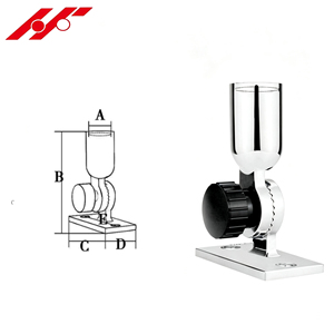 Support d'antenne à cliquet en acier inoxydable 316 de 3/4 po de type LDXY pour matériel de bateau Hydro Yacht Marine - Product Image 1