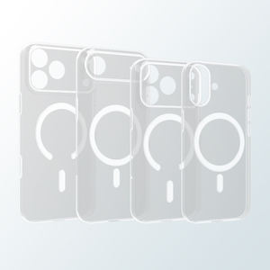 Custodia Magnetica Sottile e <span class=keywords><strong>Trasparente</strong></span> Twins per <span class=keywords><strong>iPhone</strong></span> 15 16 17 Pro Max, <span class=keywords><strong>Cover</strong></span> Minimalista Anti-Ingiallimento da 0,6mm in PP - Product Image 1