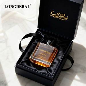 Flacon de parfum vide rectangulaire premium à sertir, 30ml 50ml 100ml, flacon en verre transparent pour homme - Product Image 3
