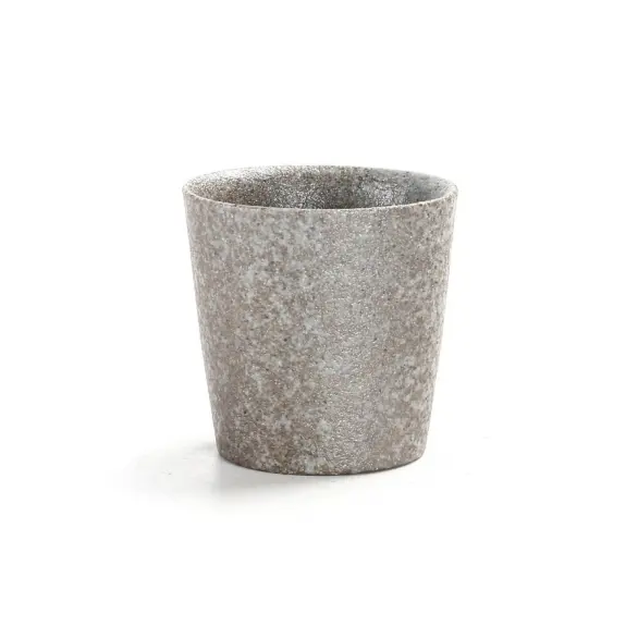 Мини японская керамическая чашка для сакэ 50 мл Ретро мраморная Черная Керамическая чайная чашка