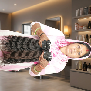 Máquina Virgen de la mejor calidad, cabello alineado con cutícula doble, mechones ondulados naturales sin procesar, cabello humano vietnamita - Product Image 1