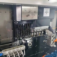 Mini tour CNC à vis de précision avec HD-32 de tour CNC de type micro suisse à double broche