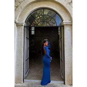 Robe de soirée longue sans dos Saks Doss - Product Image 1