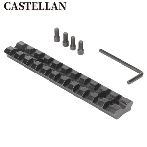 Base di montaggio per cannocchiale da 117mm in lega di alluminio da 11 slot per attacco ottico - Product Image 2