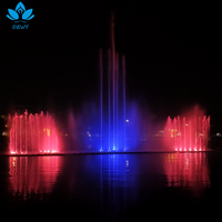 Fontaine musicale personnalisée pour jardin, piscine, élément décoratif aquatique