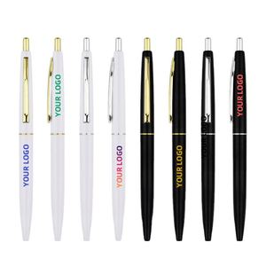 Plastic Black <b>Ballpoint</b> <b>Pen</b> with Logo Lightweight Sign <b>Pen</b> 1.0mm Black Ink - Product Image 4