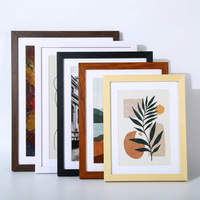 Cadres photo muraux en bois écologiques et créatifs, de 3,5x5 pouces à A4, design simple et moderne, vente en gros