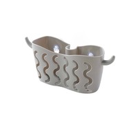 Étagère d'évier Caddy ventouse porte-savon éponge sans poinçon rangement panier suspendu robinet organisateur égouttoir pour la cuisine