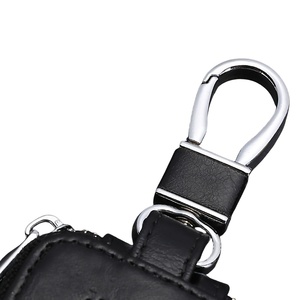 Kustom Logo 3D PU kulit gantungan kunci kasus dompet tas ritsleting portabel penutup untuk semua Aksesori Mobil dengan disesuaikan Logo 3D - Product Image 2