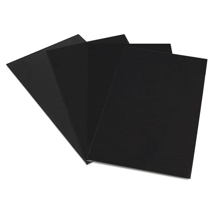 Longa vida útil preto/branco g10 cei epgc201 fibra de vidro laminado folha 1.2mm de espessura para painéis solares dobráveis