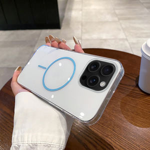 Custodia per telefono con ricarica Wireless per <span class=keywords><strong>iPhone</strong></span> 16 Pro Max <span class=keywords><strong>Cover</strong></span> per telefono magnetico <span class=keywords><strong>originale</strong></span> per <span class=keywords><strong>iphone</strong></span> 16 15 14 13 - Product Image 6