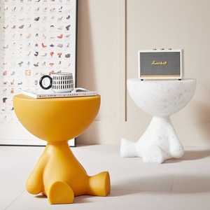 <span class=keywords><strong>Tavolino</strong></span> in plastica stile moderno con forma unica angolo di stoccaggio <span class=keywords><strong>tavolino</strong></span> da caffè risparmio di spazio per la casa soggiorno mobili - Product Image 5