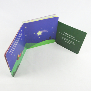 CO-Dream Livre cartonné personnalisé à couverture rigide avec fenêtre à rabat, en carton couché, imprimé numériquement avec film laminé, sur papier d'art, pour l'heure du coucher, avec des prières et des jeux de cache-cache - Product Image 4