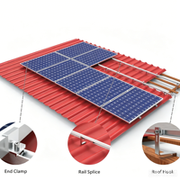 Crochets de fixation rapide pour toiture en tuiles, système de montage solaire en acier inoxydable, supports de structure pour toits inclinés, garantie 25 ans, résistance au vent 60 m/s