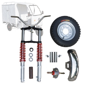 1.5 tấn xe máy Trọng lượng mùa xuân sốc hấp thụ lắp ráp ba bánh vận chuyển hàng hóa xe phía trước bánh xe chỉ đạo rung mùa xuân isolator - Product Image 1