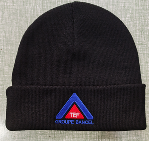 Low MOQ Promotional Custom Winter/Spring Anti-shrink Breathable Knitted Beanie <b>Hat</b> with Embroidery Designer Logo - Product Image 4