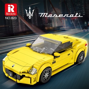 Reobrix Maserati Sports Car Plastic <b>Building</b> Block <b>Model</b> 50 Pieces for Boys Age 8-13 Years - Product Image 2