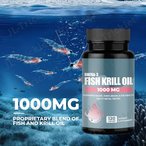 Julong OEM Capsules d'huile de krill antarctique avec <span class=keywords><strong>Omega</strong></span>-3s EPA DHA Astaxanthine et phospholipides Huile de krill 120 Softgels Support - Product Image 5