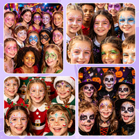 Gel Pailleté Multicolore pour le Corps, le Visage, les Cheveux et les Yeux – Idéal pour les Festivals de Musique, les Carnavals et les Soirées Dansantes