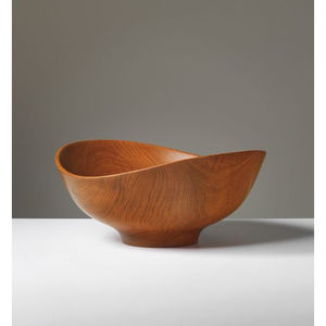 Bol en bois de qualité supérieure avec bois massif naturel, style luxueux, surface polie à la main, bol en bois à vendre - Product Image 1