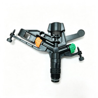 5035 Sistem Irigasi Sprinkler Plastik Tugas Berat 3/4" Male dengan Penggerak Gigi 360 Derajat