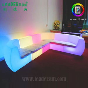 Juego de Muebles de Plástico LED Modernos, Resistentes al Agua, para Exteriores, Mesa de <span class=keywords><strong>Bar</strong></span>, Sofá, Hookah, para el Hogar, <span class=keywords><strong>Bar</strong></span>, Eventos y Cenas - Product Image 4