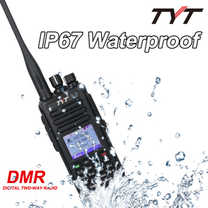 Chất lượng cao tyt kỹ thuật số Walkie-Talkie md390 cầm tay dài phạm vi <span class=keywords><strong>2way</strong></span> đài phát thanh Dual Band IP67 không thấm nước Walkie Talkie tyt MD-390 - Product Image 3