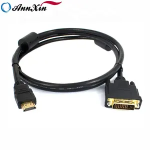 24K vergulde Interface HDMI naar DVI24 + 1 Monitor Kabel HD TV Adapter Kabel 1.8 Meter 1080P