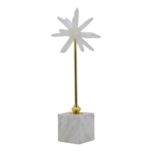 Stella Decorativa in Marmo con Base per Arredamento Casa e Ufficio, Ornamento per Bagno, Soggiorno e Mensole - Product Image 2