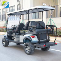 Voiturette de golf électrique Robetaa de luxe 6 places avec batterie au lithium pour usage hôtelier