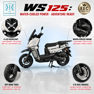 <span class=keywords><strong>Scooter</strong></span> <span class=keywords><strong>a</strong></span> Benzina 125cc Raffreddato ad <span class=keywords><strong>Acqua</strong></span>, Ciclomotore con Iniezione Elettronica Bosch EFI EURO 5 per Spostamenti Quotidiani in Città e Viaggi su Strada - Product Image 3