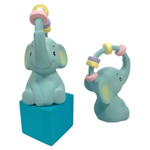 Elephant Hevea Brasiliensis Jouets de dentition en caoutchouc pour bébés Bain de canard en caoutchouc - Product Image 4