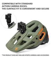 Casque de vélo BATFOX taille standard pour VTT, certifié CE/CPSC UKCA, casque de vélo BMX, ventilation maximale, réglable, double usage