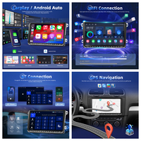 Autoradio Android Podofo 9'' 2Din 2+64G CarPlay/Android Auto sans fil GPS pour Volkswagen/Seat/Skoda/POLO/Touran OEM&ODM