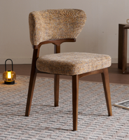 Chaise de salle à manger BST en bois de frêne, design nordique moderne de luxe léger, pieds en bois massif, chaise de salle à manger réglable de haute qualité pour la salle à manger