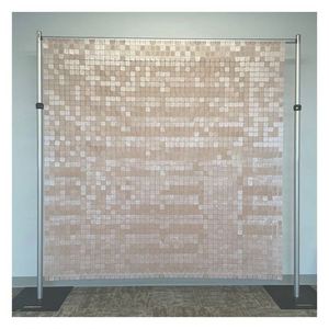 Backdrop Display Stage Decoration Adjustable Size Sequin Wall Backdrop <b>Stand</b> Strong Drap <b>Pipe</b> <b>Stands</b> Frame - Product Image 1