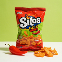 Sac aluminisé de joint latéral arrière de matériel aluminisé de catégorie comestible d'impression d'héliogravure personnalisée avec le zigzag pour le sac épicé de mylar de croustilles de pommes de terre