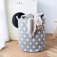 Grand panier à linge pliable pour vêtements sales, organisateur de rangement unique, paniers ronds de 0,3 mm