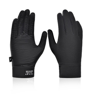 Gants de vélo thermiques d'hiver pour hommes, coupe-vent, imperméables, compatibles avec les écrans tactiles, accessoires de cyclisme par temps froid avec doublure en polaire - Product Image 2