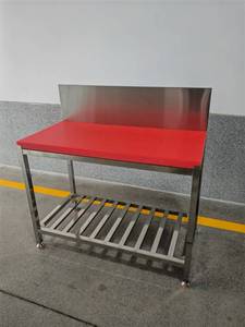 Bàn làm việc bằng thép không gỉ thương mại dành cho ngành chế biến thịt - Product Image 3