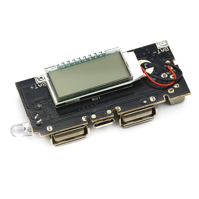 Chipwelldone Dual USB 18650 Battery Charger PCB Power Module 5V 1A 2.1A Mobile Power Bank Accessories for Phone DIY LED LCD Module Board