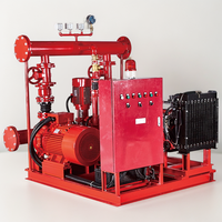 Système de pompe à incendie diesel-électrique personnalisable pour usage industriel, 400 GPM, 8 bars, haut débit, haute pression, robuste