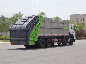 Camion à ordures lourd de haute qualité Dongfeng 8x4 de 35 mètres cubes / Camion à ordures compacteuse / Grand camion à ordures - Product Image 3