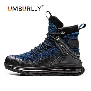 Hot Selling Industrial Breathable Men Work Boot Casual Trainers Steel Toe Lightweight Safety Boots For Men